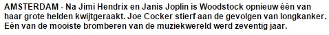 joe cocker telegraaf