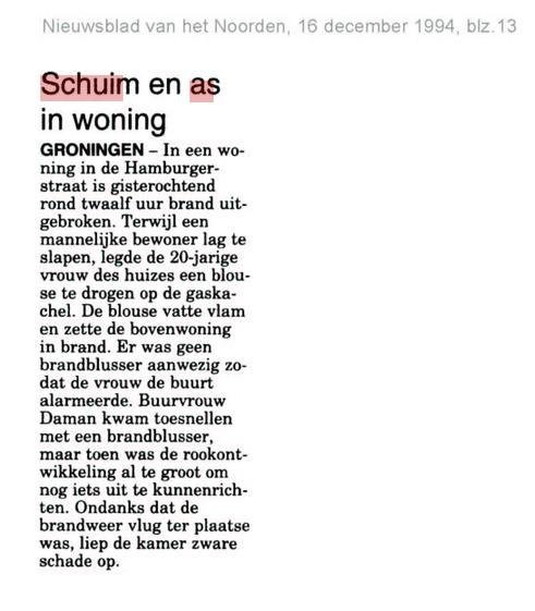 schuim en as wieringa